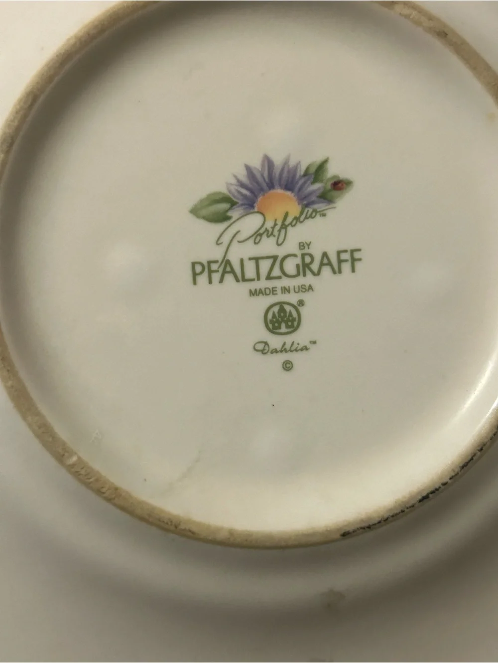1989-1990 Pfaltzgraf Floral Dinnerware plate/bowl VINTAGE 4 full sets available